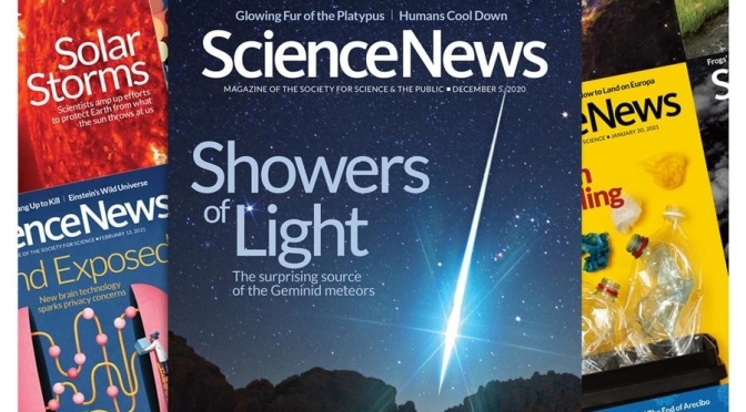 Previews: Science News Magazine – January 15