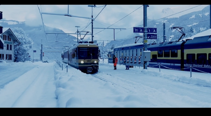 Swiss Views: Train Ride Up To Jungfraujoch (4K)