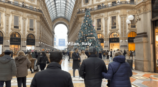 Christmas 2021 Walks: Milan In Northern Italy