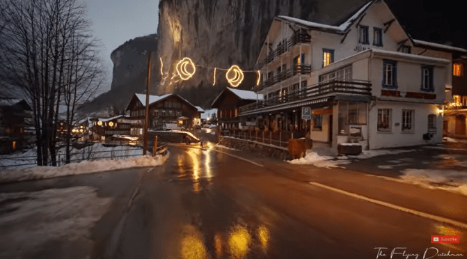Winter: Lauterbrunnen In Alpine Switzerland (4K)