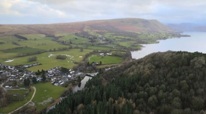 Aerial Views: Hartsop In The Lake District, England