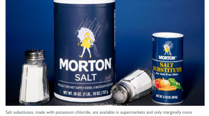 Studies: Salt Substitutes Lower Stroke, Death Risks