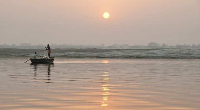 Ecosystems: Plastic Nets On The Ganges River, India