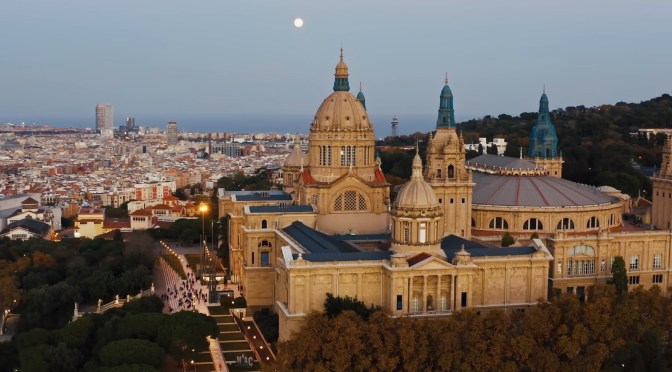 Aerial Views: Barcelona In Northeastern Spain (8K)