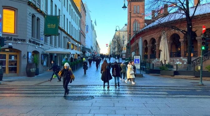 Walking Tour: Oslo – Capital Of Norway (4K)