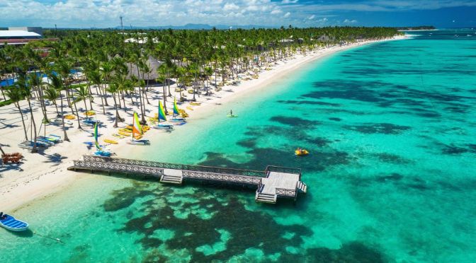 Aerial Views: Punta Cana, Dominican Republic (4K)