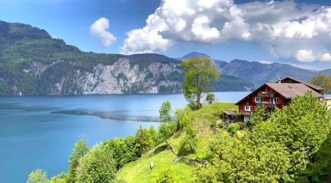 Lake Views: Sisikon In Central Switzerland (4K)