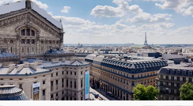 Rooftop Views: Galeries Lafayette In Paris (4K)
