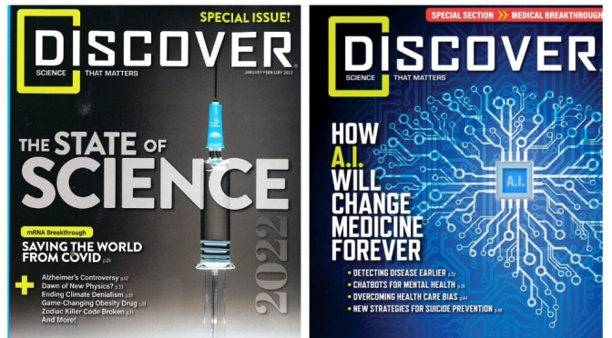 Cover Preview: Discover Magazine – July/Aug 2022