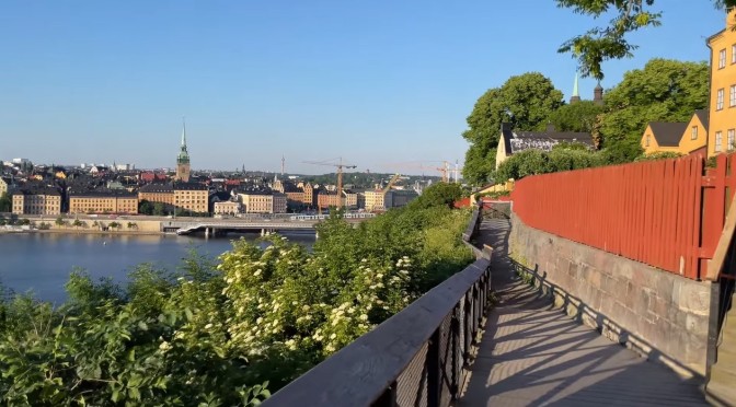 Walks: Monteliusvägen In Stockholm, Sweden (4K)