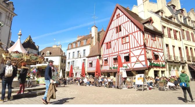 Walking Tour: Dijon In Burgundy, France (4K)
