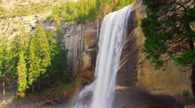 Nature Views: Vernal Falls In Yosemite National Park