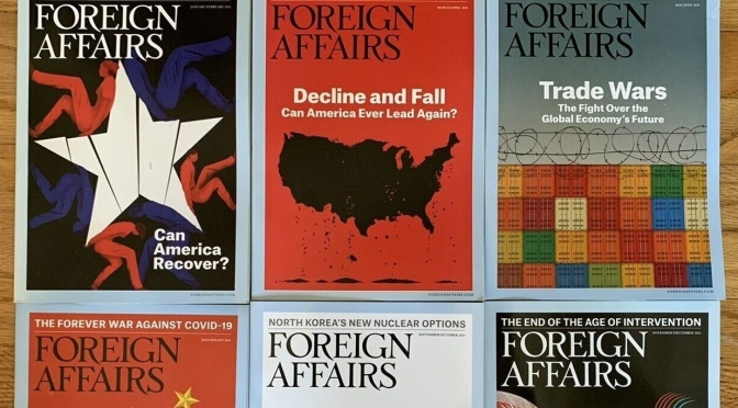 Politics: Foreign Affairs Magazine- January 2024