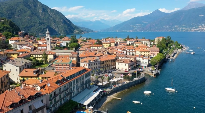 Walking Tour: Menaggio On Lake Como, Italy (4K)