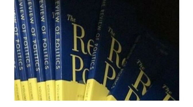 Book Previews: The Review Of Politics – Fall 2022