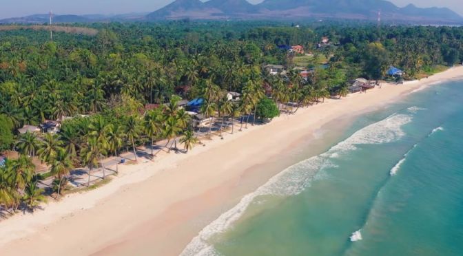 Aerial Views: Thung Wua Laen Beach In Thailand