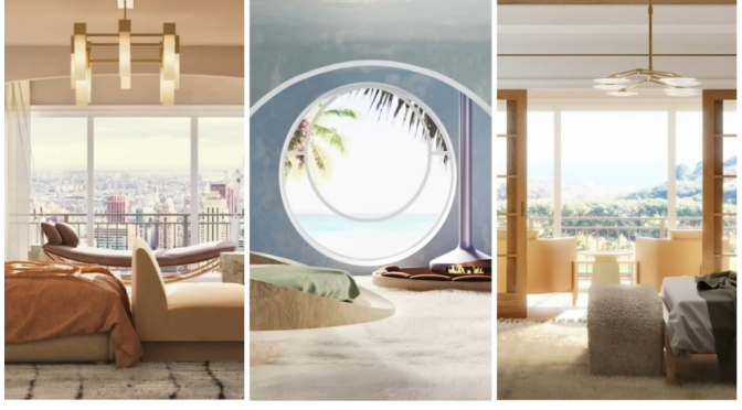 Homes: Interior Designers Transform Same Bedroom