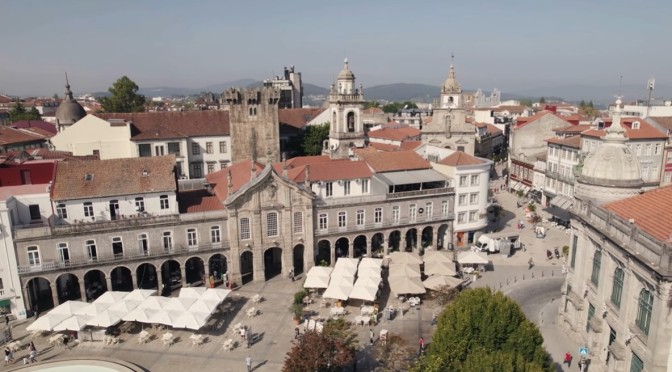 Aerial Views: Braga In Northwestern Portugal