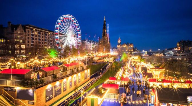 Winter Walks: Christmas Market 2022 In Edinburgh