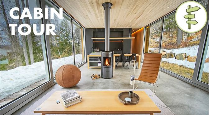 Tours: ‘Hinterhouse’ Glass Cabin In Quebec, Canada