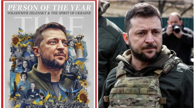 Inspirations: Volodymyr Zelensky – Time Magazine Person Of The Year 2022