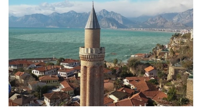 Aerial Views: Antalya In Southwestern Turkey (4K)