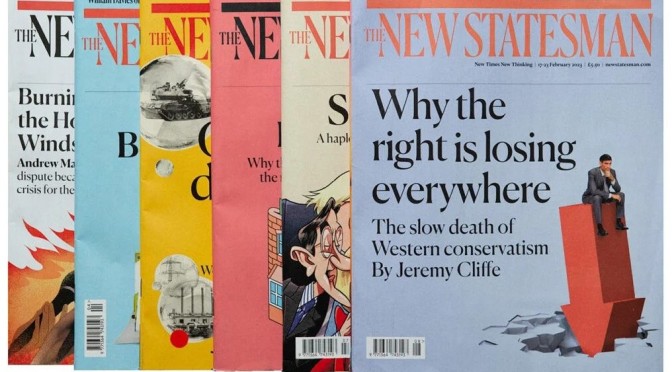 Cover: The New Statesman Magazine – April 21, 2024