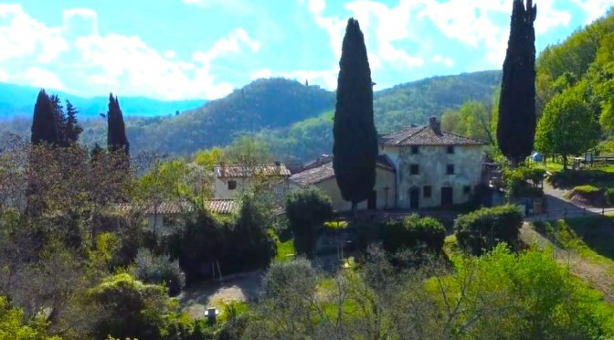 Travel: Aerial Tour Of The Village Of Barbiani, Italy