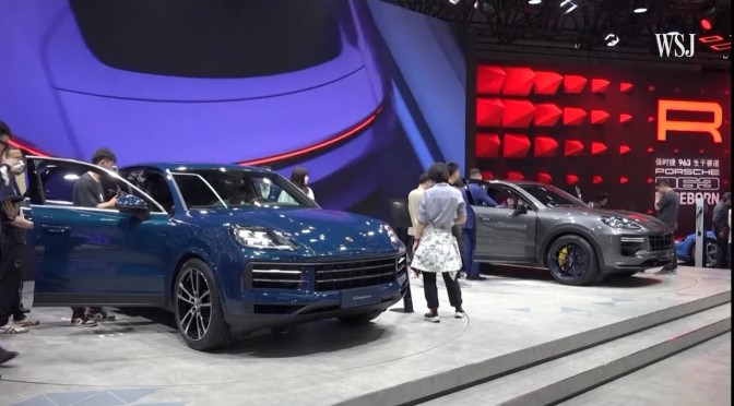 Electric Vehicles: The 2023 Shanghai Auto Show (WSJ)