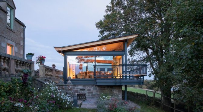 Architecture: Rescobie Pavilion, Rural Scotland