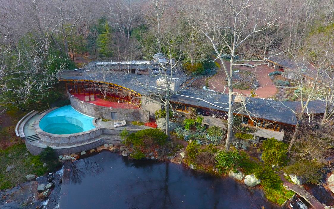 Architecture: Tour Of Frank Lloyd Wright Home ‘Tirranna’ In Connecticut ...