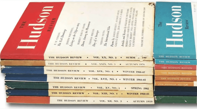 THE HUDSON REVIEW MAGAZINE – WINTER 2026